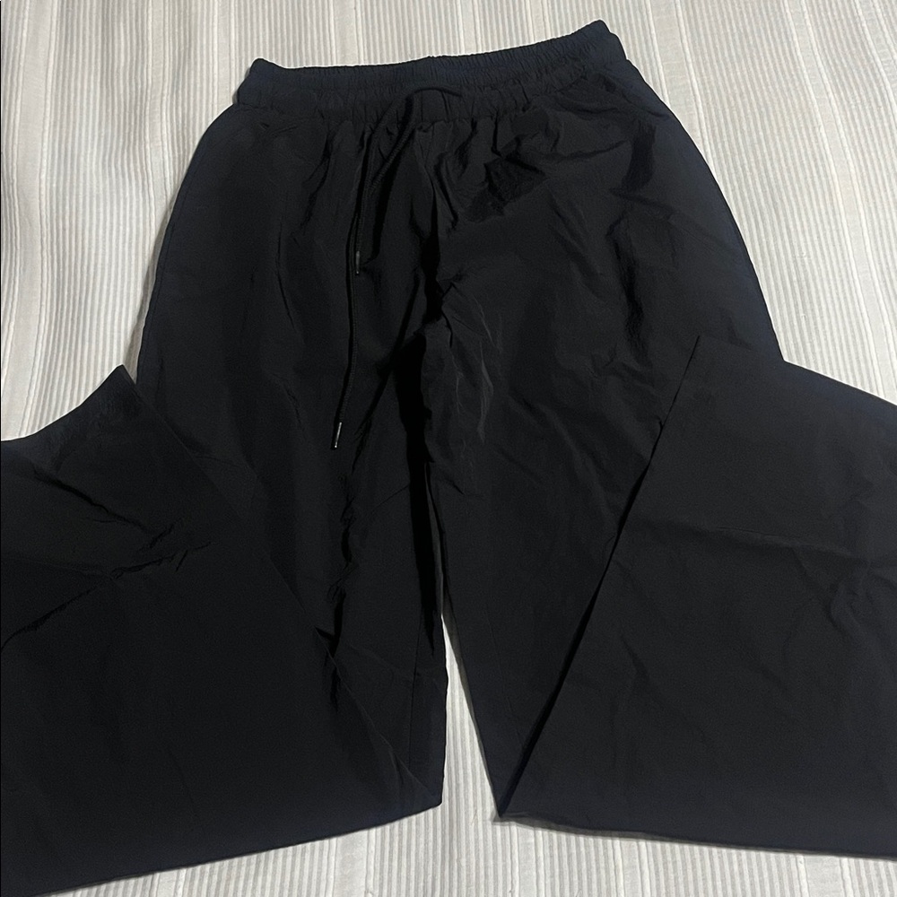 Princess Polly Black Elastic Waist Pants